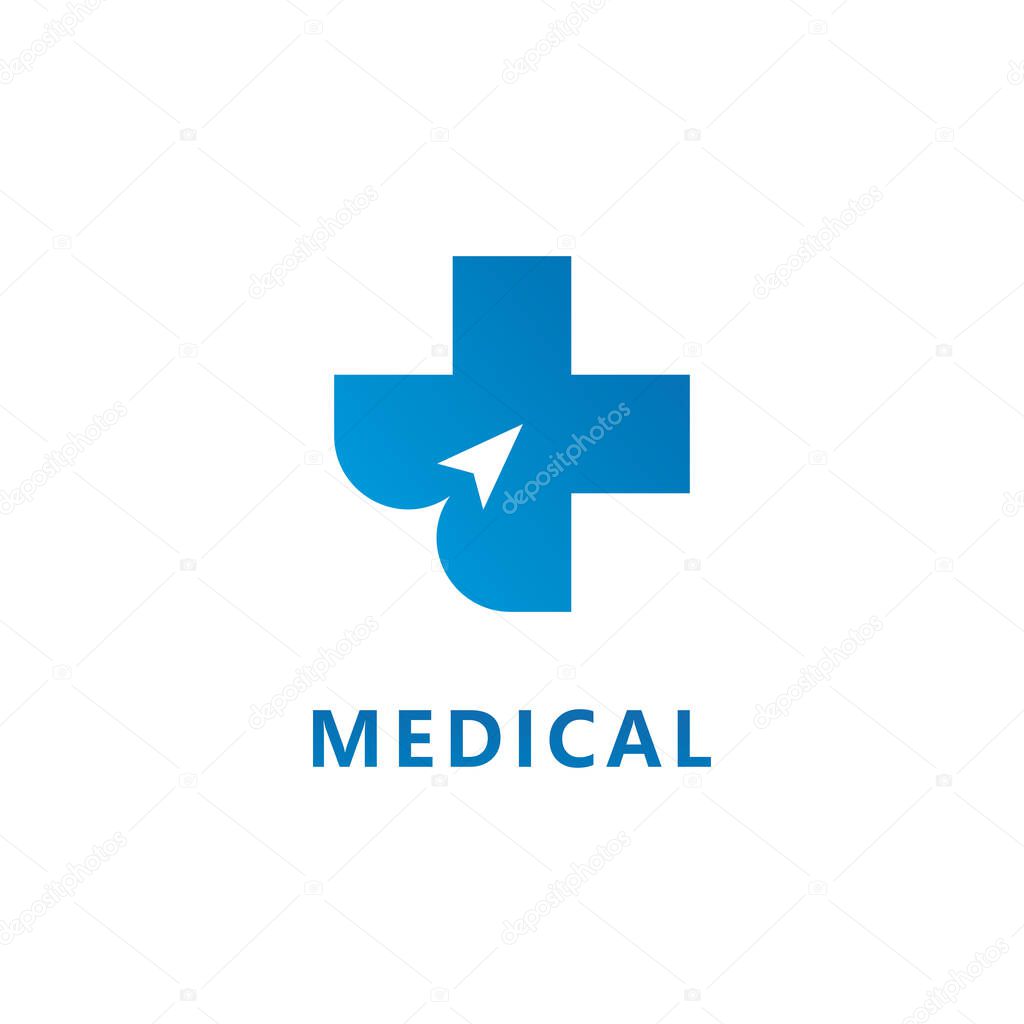 Health care logo icon vector illustration isolated on white background