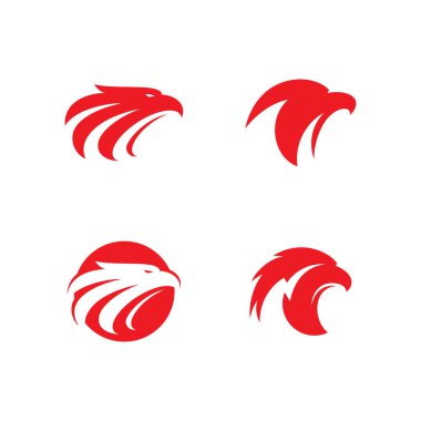 Kartal Logo Vektörü, Yaratıcı Kartal Şablon Çizimi