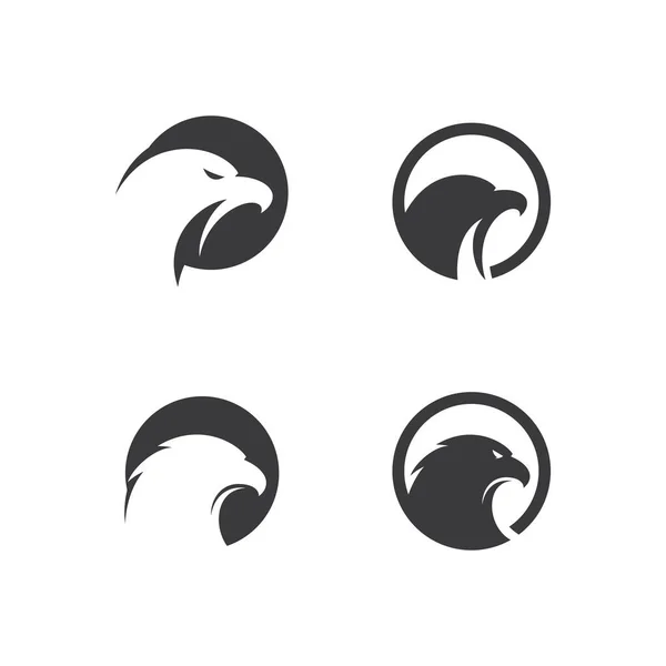 Logo Aigle Vecteur Icône Créative Aigle Illustration Modèle — Image vectorielle