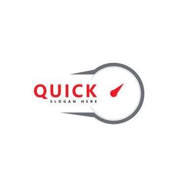 Hızlı Zaman logo vektör şablonu