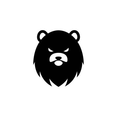 Kutup ayısı vektör logo illüstrasyonu