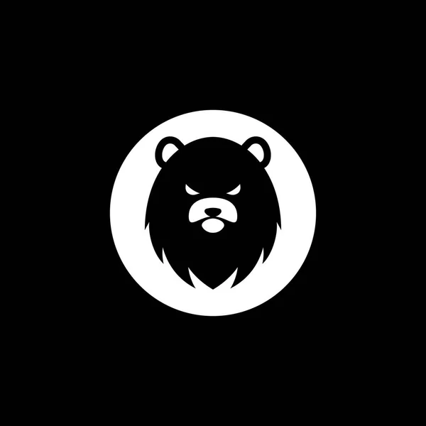 Polar Bear Vector Logo Icon Illustration — 스톡 벡터