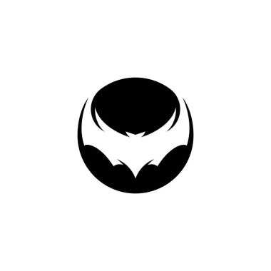 Yarasa Logosu şablon vektör çizimi