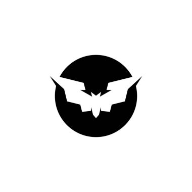 Yarasa Logosu şablon vektör çizimi