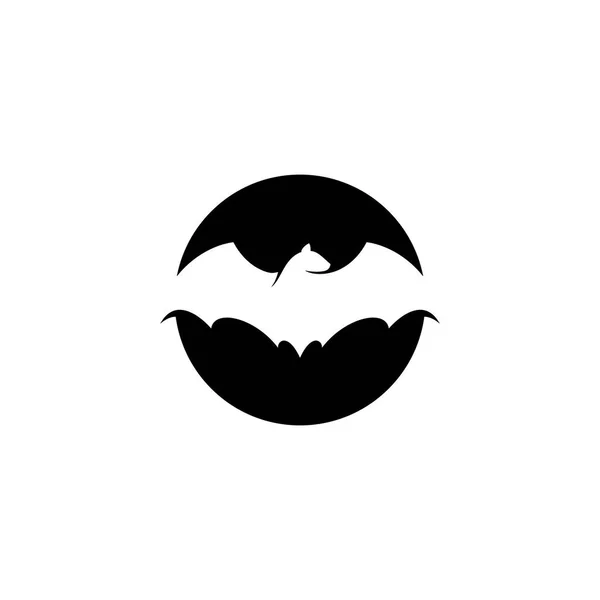 Bat Logo Template Vector Illustration — стоковый вектор