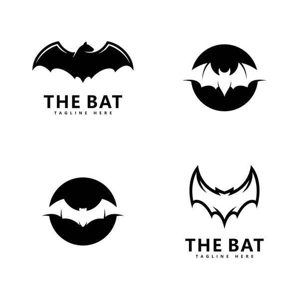 Bat Logo Template Vector Illustration — Stock Vector
