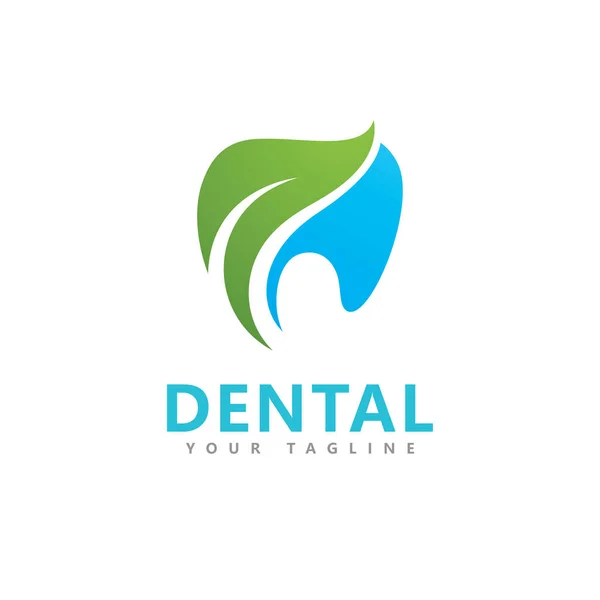 Dental Concept Logo Design Template — Stock Vector