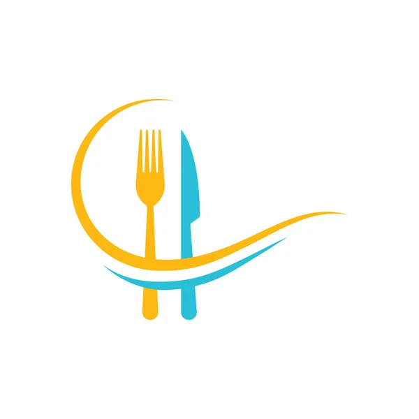 Restaurant Logo Vector Template — Vetor de Stock