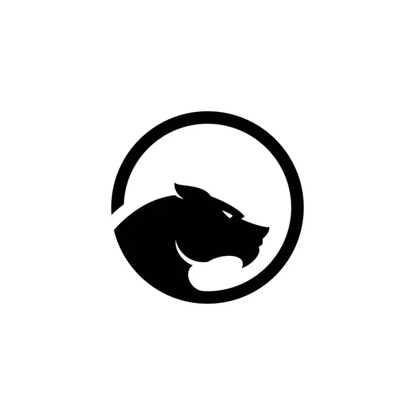 Panter Logosu Tasarım Vektör Çizim Şablonu — Stok Vektör