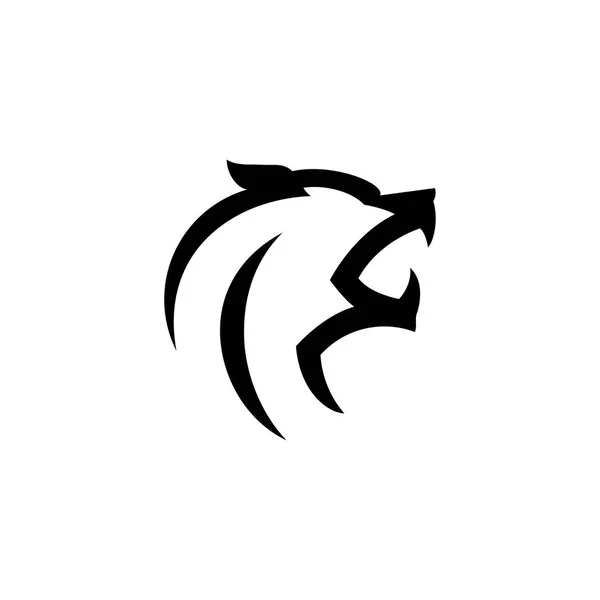 Panther Logo Design Vektor Illustration Mall — Stock vektor