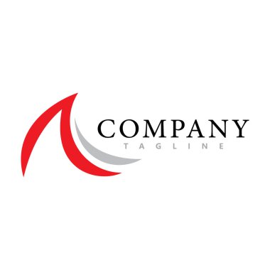 Bir Harf Şablonu vektör resimleme tasarımı