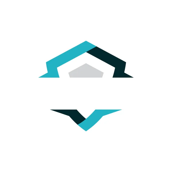 Shield Logo Template Ontwerp Pictogram Vectorschild — Stockvector