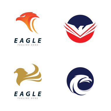 Kartal Logo Vektörü, Yaratıcı Kartal Şablon Çizimi