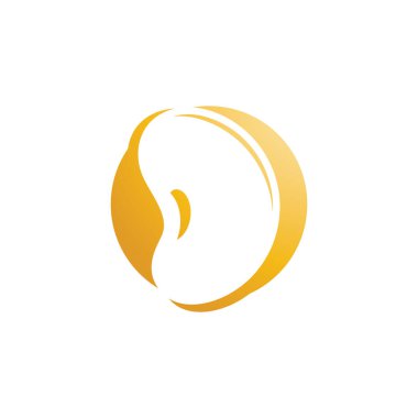 Soya fasulyesi logo vektör şablonu tasarımı. Sağlıklı Gıda basit vektör çizimi