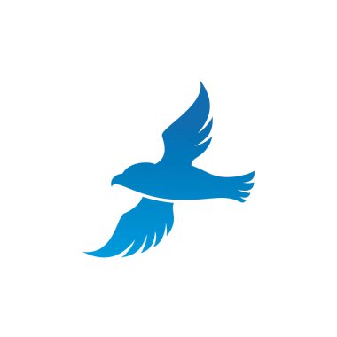 Kuş logosu vektör illüstrasyon tasarımı
