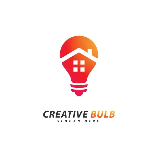 Creative Bulb Logo Concept Vector Creative Technology Logo Design Concept — Stock Vector