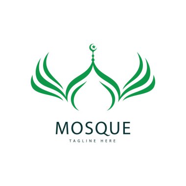 Cami Logosu Şablonu, İslami Kavram Tasarım Yaratıcı Sembol