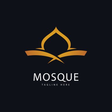 Cami Logosu Şablonu, İslami Kavram Tasarım Yaratıcı Sembol