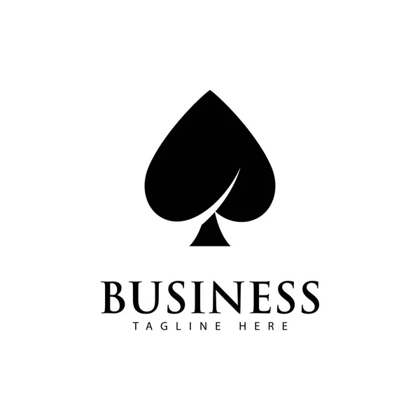 Poker Logo Vector Template Creative Casinologo Design Concept — Stock Vector