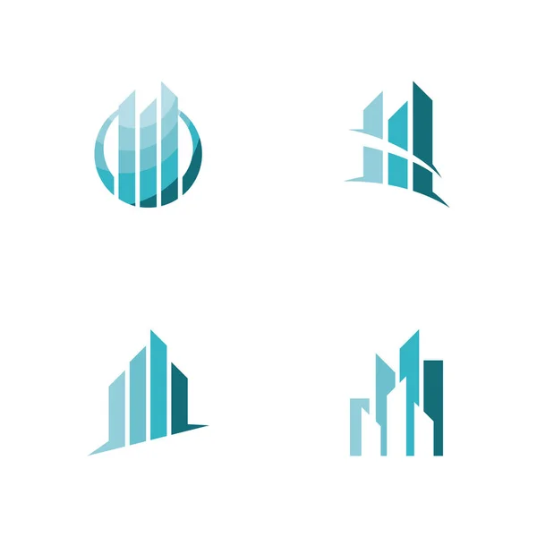 Nowy Projekt Logo Miasta Logo Design Nieruchomości Creative Symbol — Wektor stockowy