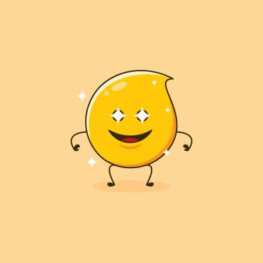 Şirin Yağ Vektörü çizgi film karakteri illüstrasyonuName 