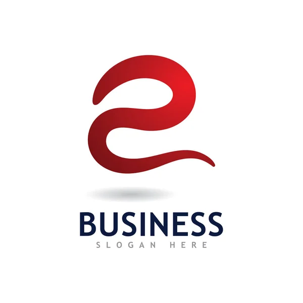 Business Brief Identität Logo Vektor Design — Stockvektor