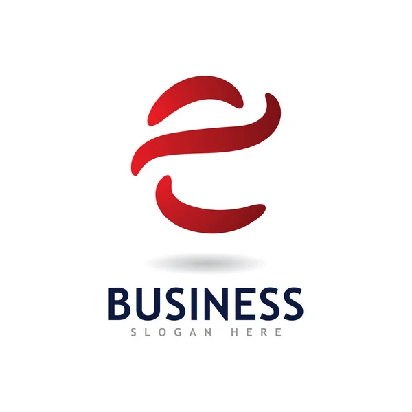 Business Brief Identität Logo Vektor Design — Stockvektor