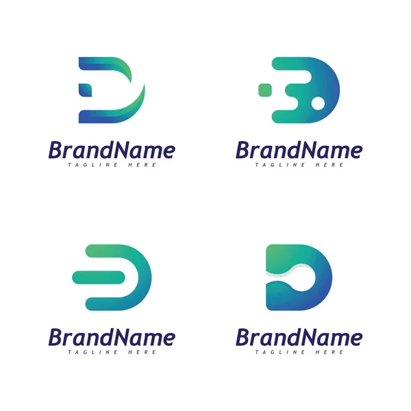 Letter Icon Design Template Icon Vector Template Elements Modern Corporate — Image vectorielle