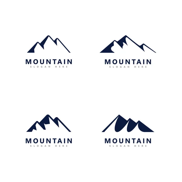 Mountain Logo Templates Mountain Logo Template Vector Icon Illustration Design — Wektor stockowy