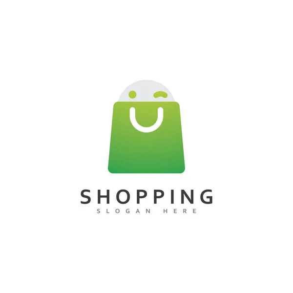 Online Shop Logo Vector Shop Logo Design Vorlage Illustration Imple — Stockvektor