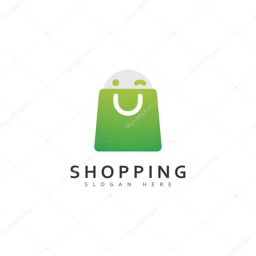 Online Shop Logo Vector, Shop logo design template, illustration,s imple modern and iconic logo
