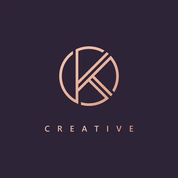 Lettre Logo Design Logo Modèle Créatif Logo Vectoriel Symbole — Image vectorielle