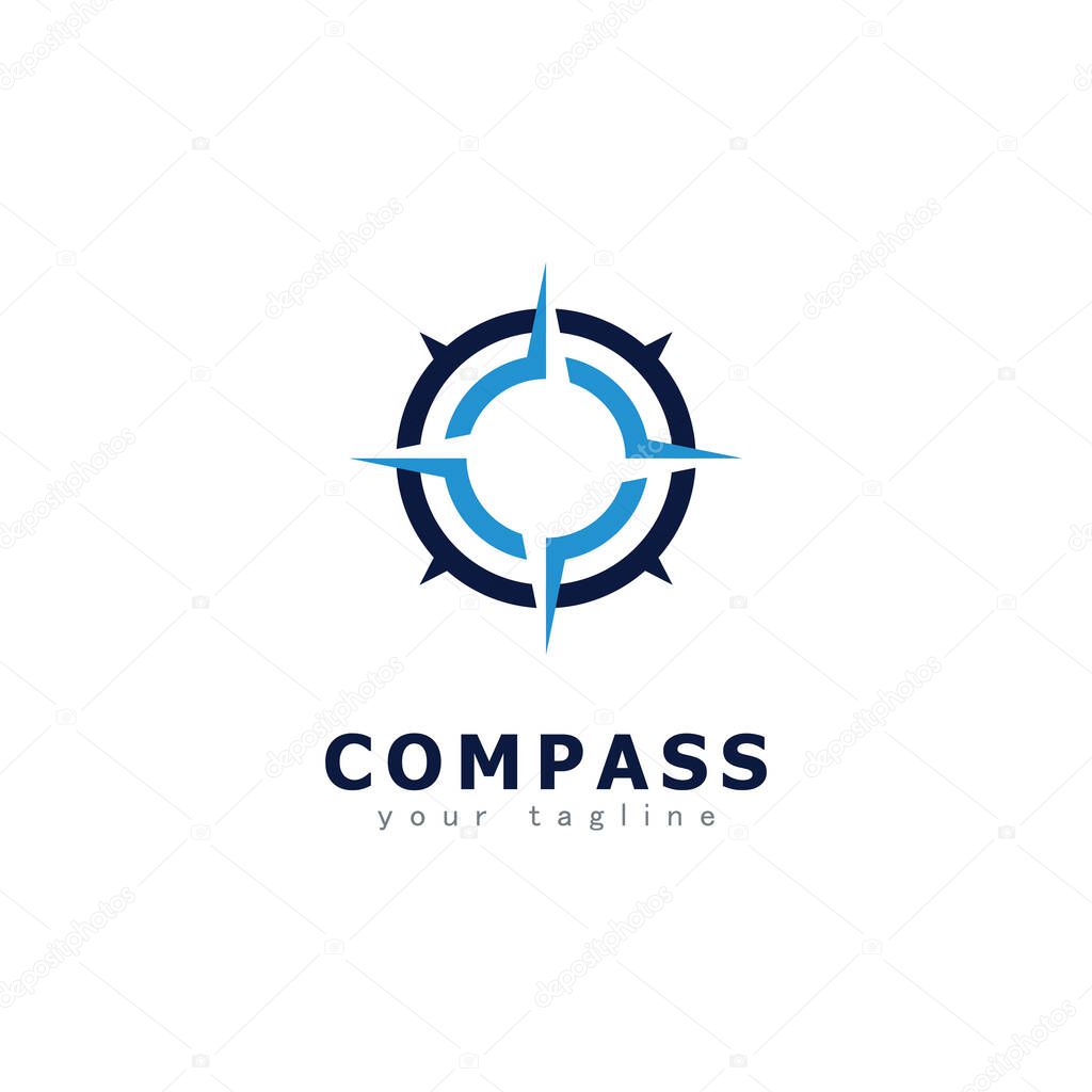 Compass Creative Concept Logo Design Template