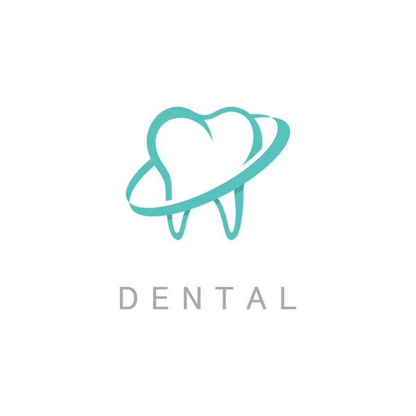 Логотип Стоматологічної Клініки Стоматолог Рот Здоров Ілюстрація Вашого Бізнесу — стоковий вектор