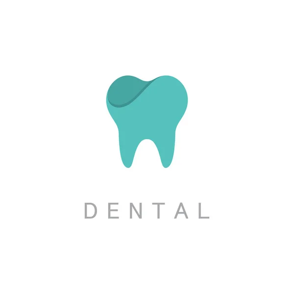 Logo Clínica Dental Dentista Boca Salud Ilustración Para Negocio — Vector de stock