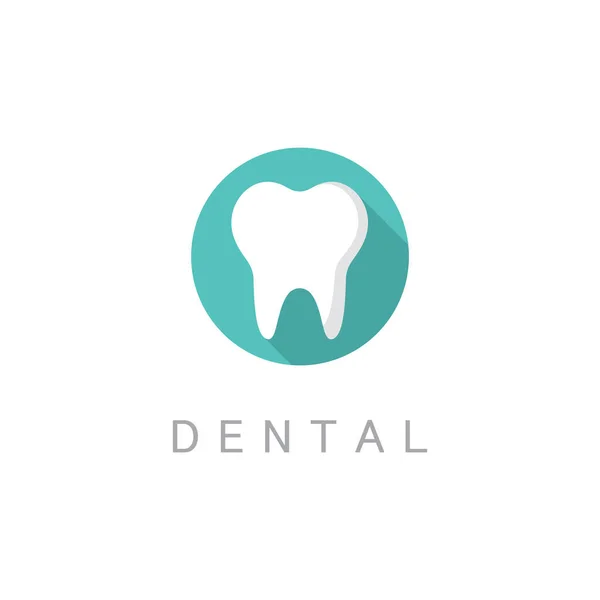 牙科诊所的标志牙医和健康的嘴 说明你的业务 — 图库矢量图片