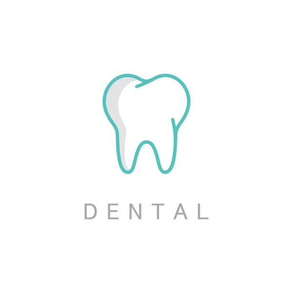Logo Zubní Kliniky Zubař Zdravá Huba Ilustrace Pro Vaše Podnikání — Stockový vektor