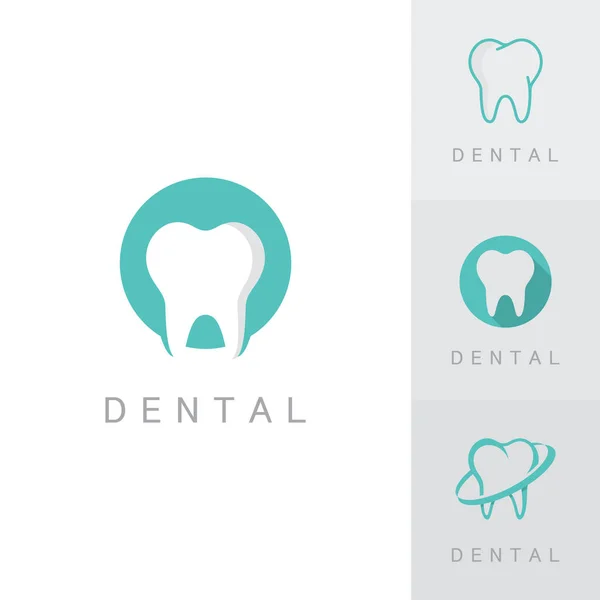 Logotipo Clínica Dentária Dentista Boca Saúde Ilustração Para Seu Negócio —  Vetores de Stock