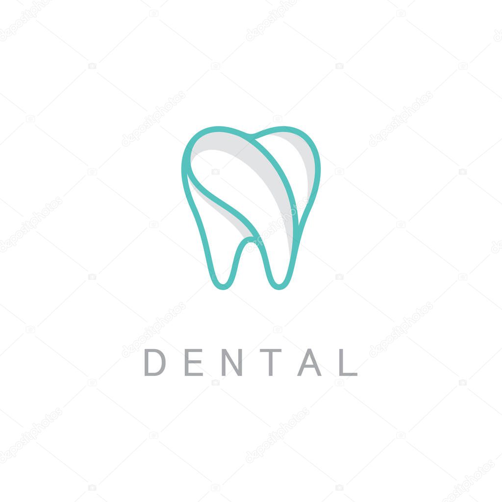Dental clinic logo. dentist and health mouth. Illustration for your business