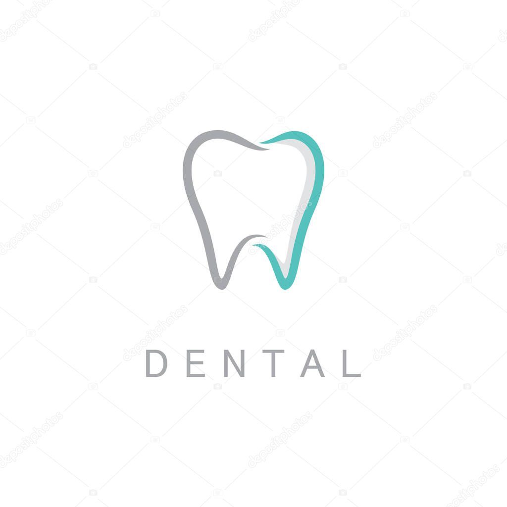 Dental clinic logo. dentist and health mouth. Illustration for your business