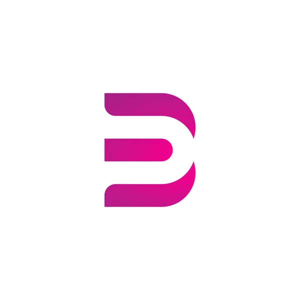文字Bのロゴアイコンデザインテンプレート クリエイティブBのロゴシンボル — ストックベクタ