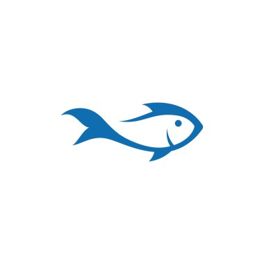 balık logosu tasarım vektörü 