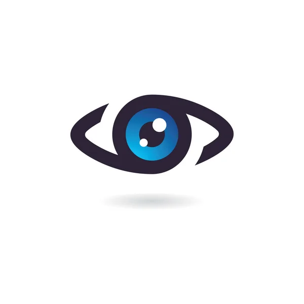 Creative Concept Eyes Logo Design Template Eye Care Logo — стоковый вектор