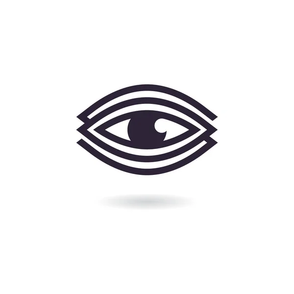 Creative Concept Eyes Logo Design Template Eye Care Logo — стоковый вектор