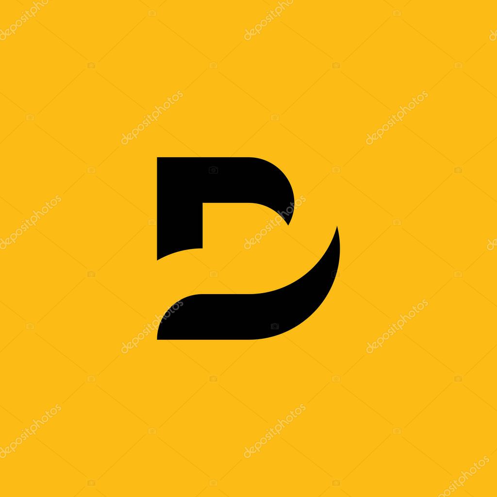 D Logo Design and template. Creative D icon initials based Letters in vector.