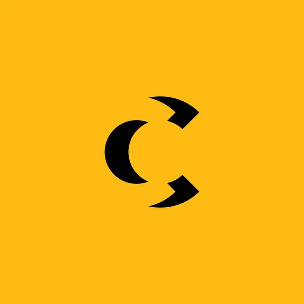 C标志设计和模板 基于创建C图标首字母的向量字母 — 图库矢量图片