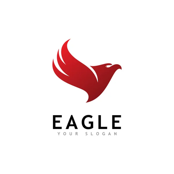 Eagle Logo Vector Ícone Águia Criativa Ilustração Modelo —  Vetores de Stock