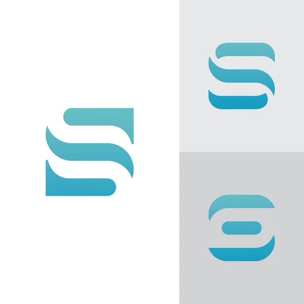 S Logo Tasarımı ve Şablonu. Vektör içindeki yaratıcı S simgesi tabanlı harfler.