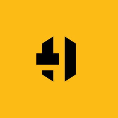 H Logosu Tasarımı ve Şablonu. Vektör içindeki yaratıcı H simgesi tabanlı harfler.
