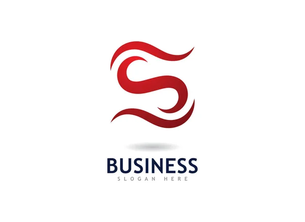 Lettre Affaires Logo Identité Design Vectoriel — Image vectorielle